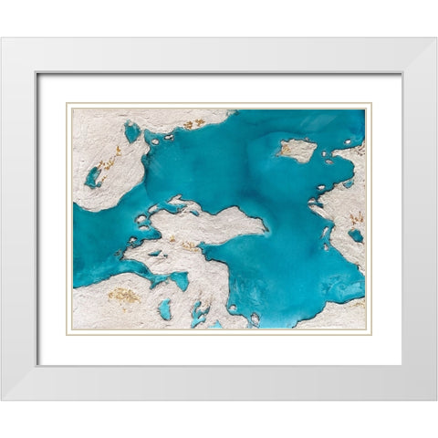 Pugetsound Std White Modern Wood Framed Art Print with Double Matting by Storms, Alyson