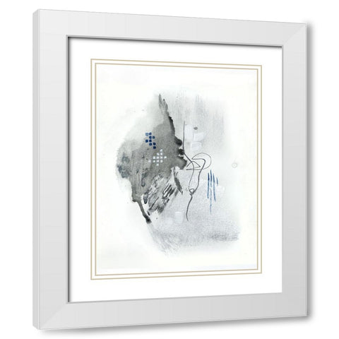 Silver Springs 2 White Modern Wood Framed Art Print with Double Matting by Storms, Alyson