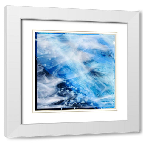Under the Waves White Modern Wood Framed Art Print with Double Matting by Storms, Alyson
