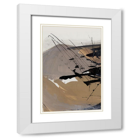 Snap No1 White Modern Wood Framed Art Print with Double Matting by Hobday, Dan