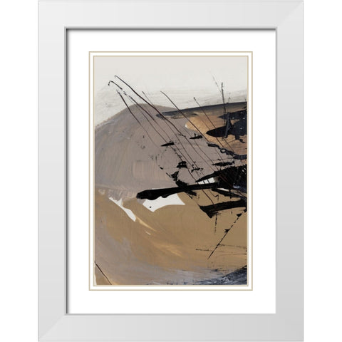 Snap No1 White Modern Wood Framed Art Print with Double Matting by Hobday, Dan