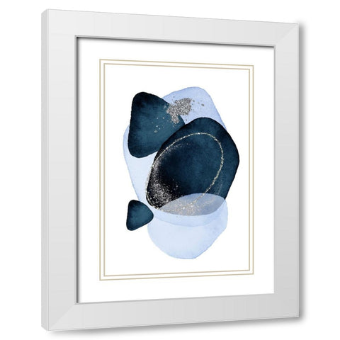 Arctic Ice-3 White Modern Wood Framed Art Print with Double Matting by Ann Moss, Sally