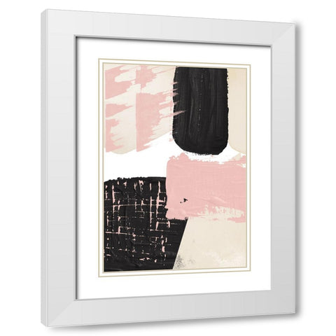 Expression of calm-2 White Modern Wood Framed Art Print with Double Matting by Ann Moss, Sally