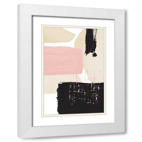 Expression of calm-1 White Modern Wood Framed Art Print with Double Matting by Ann Moss, Sally