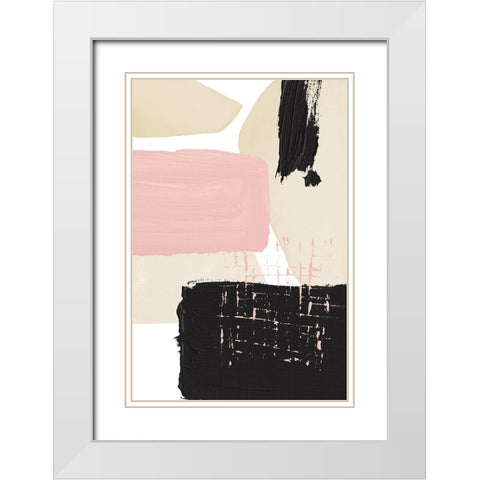 Expression of calm-1 White Modern Wood Framed Art Print with Double Matting by Ann Moss, Sally