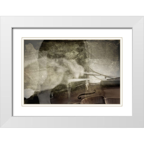 Falta Alma White Modern Wood Framed Art Print with Double Matting by Mest, Olga