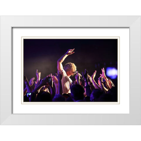 Switchfoot White Modern Wood Framed Art Print with Double Matting by Gardestig, Anders