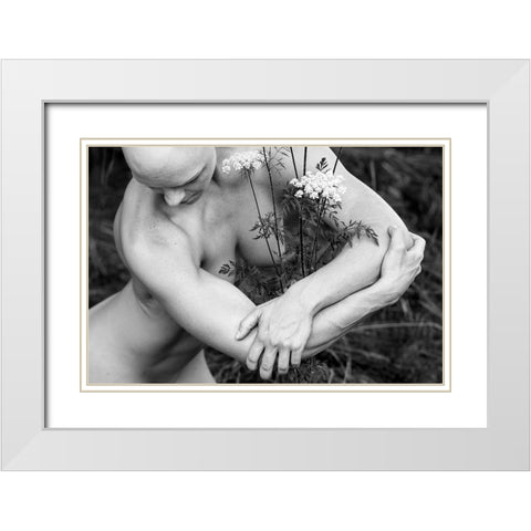 Guarded White Modern Wood Framed Art Print with Double Matting by MagnusPhotos