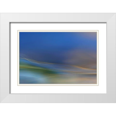 Dreamy Waters White Modern Wood Framed Art Print with Double Matting by Marthinussen, Willy