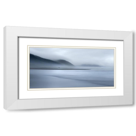 Summer Has Gone... White Modern Wood Framed Art Print with Double Matting by M. Garcia, Jesus
