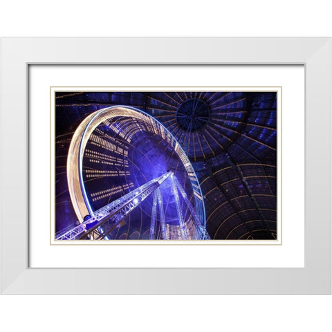 Wheeeeeeeeeeeeeeel ! White Modern Wood Framed Art Print with Double Matting by Vigoureux, Guillaume