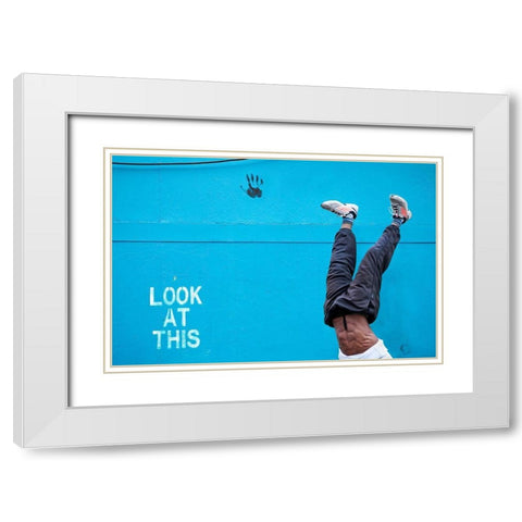 Look At This White Modern Wood Framed Art Print with Double Matting by Wride, Linda
