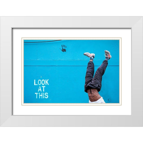 Look At This White Modern Wood Framed Art Print with Double Matting by Wride, Linda
