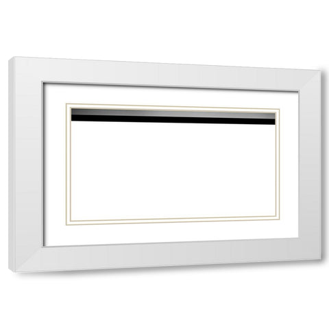 Cannon Beach White Modern Wood Framed Art Print with Double Matting by Rak, Martin