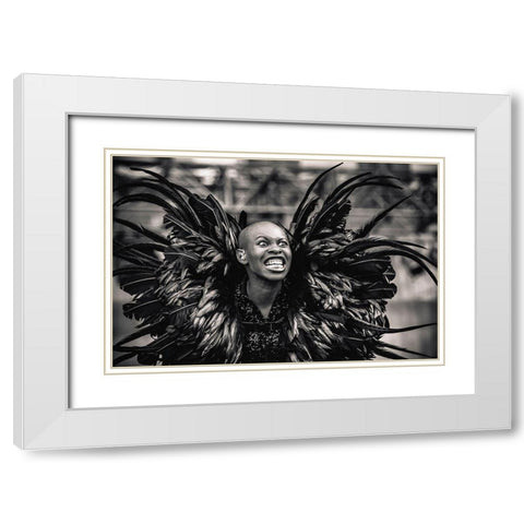 Skunk Anansie White Modern Wood Framed Art Print with Double Matting by Unknown