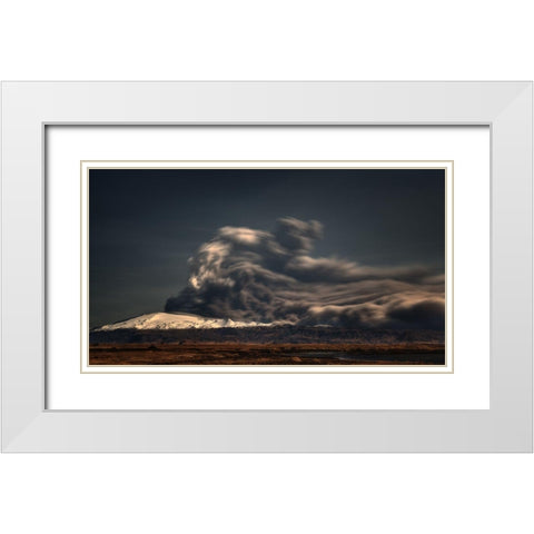 Power Of Nature White Modern Wood Framed Art Print with Double Matting by Hoffmann, Raymond