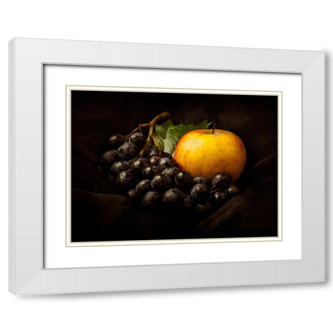 Nature Morte 2 White Modern Wood Framed Art Print with Double Matting by Zakka Bajjani, Jerome