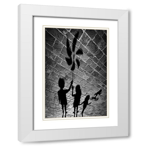 I Have A Gift Also For You. White Modern Wood Framed Art Print with Double Matting by Grambone, Antonio