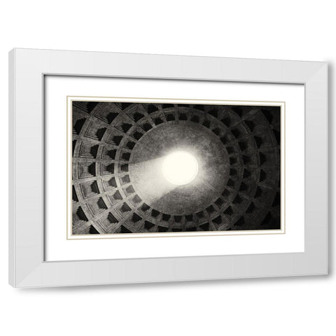 0.541666666666667 White Modern Wood Framed Art Print with Double Matting by Munteanu, Marian