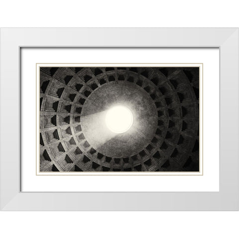 0.541666666666667 White Modern Wood Framed Art Print with Double Matting by Munteanu, Marian