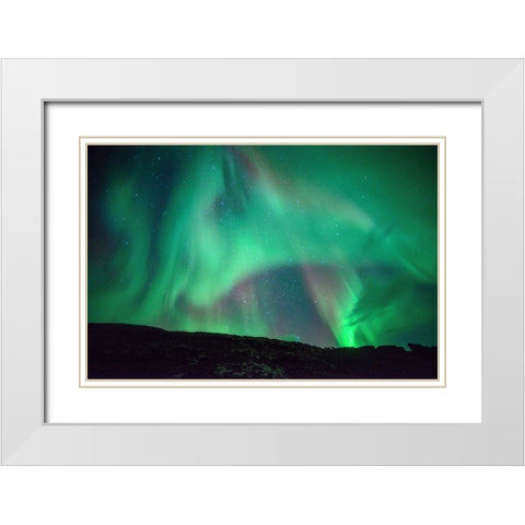 Dancing White Modern Wood Framed Art Print with Double Matting by Chantaravisoot, Naphat
