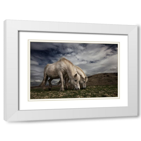 Two Years Later White Modern Wood Framed Art Print with Double Matting by Ingibergsson, Bragi