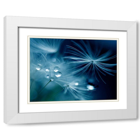 Soft Touch White Modern Wood Framed Art Print with Double Matting by K.H., Adriana