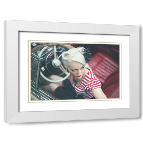 Promise-You Won\T Delete Me White Modern Wood Framed Art Print with Double Matting by Block, Reinhard