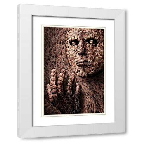 The Tool Of Tools White Modern Wood Framed Art Print with Double Matting by Kiciak, Christophe