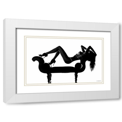 Kinky Boots White Modern Wood Framed Art Print with Double Matting by Scharrenbroich, Marcus