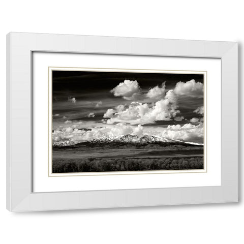 South Crazies White Modern Wood Framed Art Print with Double Matting by Wesler, Jay