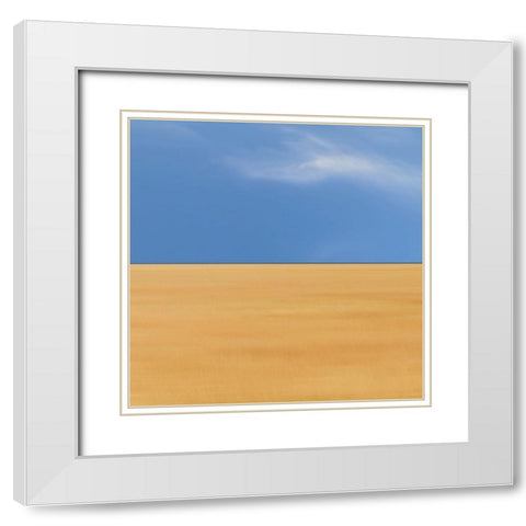 The Summer We Fell In Love White Modern Wood Framed Art Print with Double Matting by Flour, Piet