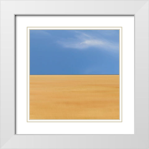 The Summer We Fell In Love White Modern Wood Framed Art Print with Double Matting by Flour, Piet