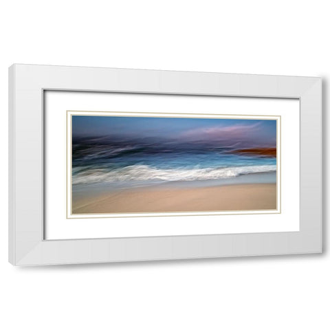 The Wind White Modern Wood Framed Art Print with Double Matting by Pascual Buye, Santiago
