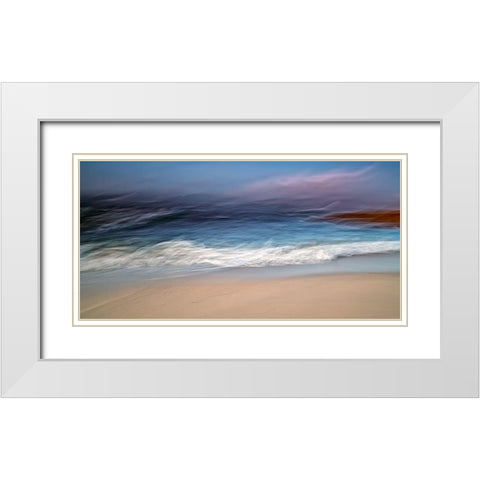 The Wind White Modern Wood Framed Art Print with Double Matting by Pascual Buye, Santiago