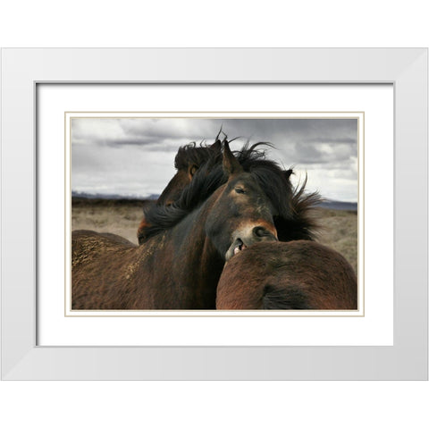 Close White Modern Wood Framed Art Print with Double Matting by Ingibergsson, Bragi