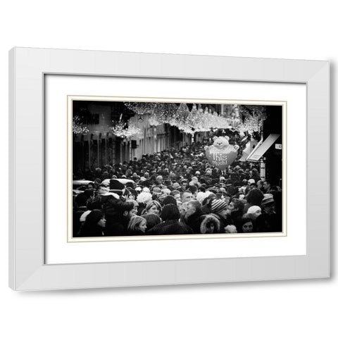 I Love You This Much! White Modern Wood Framed Art Print with Double Matting by Grambone, Antonio