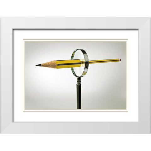 Unlikely ... White Modern Wood Framed Art Print with Double Matting by Solo, Mister