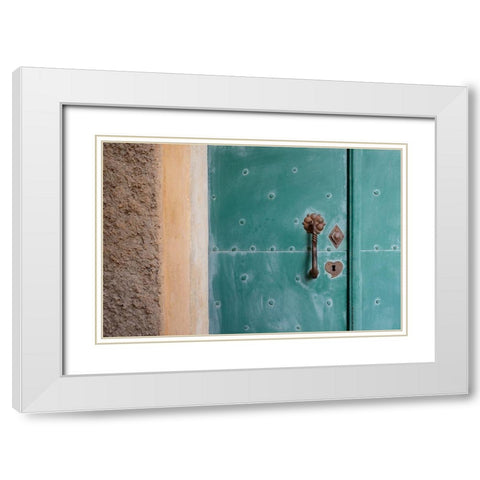 The Special Door White Modern Wood Framed Art Print with Double Matting by Gronkjar, Lotte