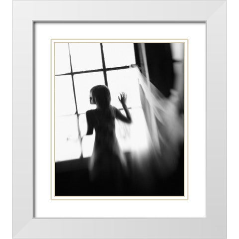 Prison Bride White Modern Wood Framed Art Print with Double Matting by Kisworo, Sebastian