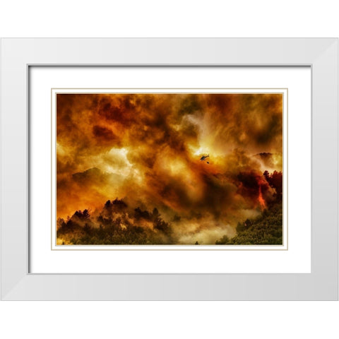 Missione Impossibile... White Modern Wood Framed Art Print with Double Matting by Grambone, Antonio