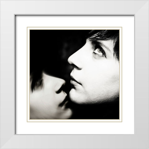 Hors-Contexte White Modern Wood Framed Art Print with Double Matting by Lebrasseur, Christine
