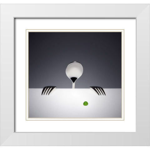 Want You... White Modern Wood Framed Art Print with Double Matting by De Kogel, Wieteke