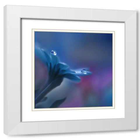 Beyond Mind And Heart... White Modern Wood Framed Art Print with Double Matting by Nan, Juliana