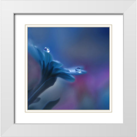 Beyond Mind And Heart... White Modern Wood Framed Art Print with Double Matting by Nan, Juliana