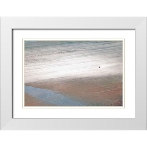 Isolation White Modern Wood Framed Art Print with Double Matting by Wride, Linda