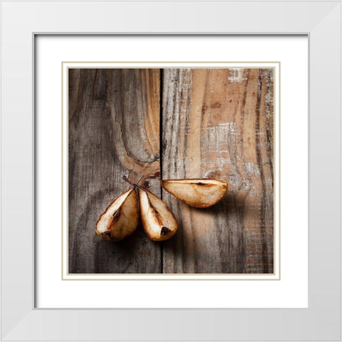 Trash White Modern Wood Framed Art Print with Double Matting by Laercio, Luiz