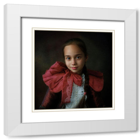 *** White Modern Wood Framed Art Print with Double Matting by Melik-Nubarova, Svetlana