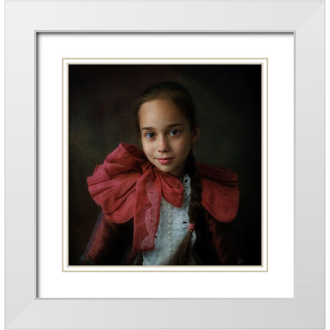 *** White Modern Wood Framed Art Print with Double Matting by Melik-Nubarova, Svetlana