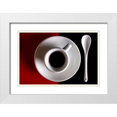 Na Tazziurell E Caffau White Modern Wood Framed Art Print with Double Matting by Zaccagnino, Antonio